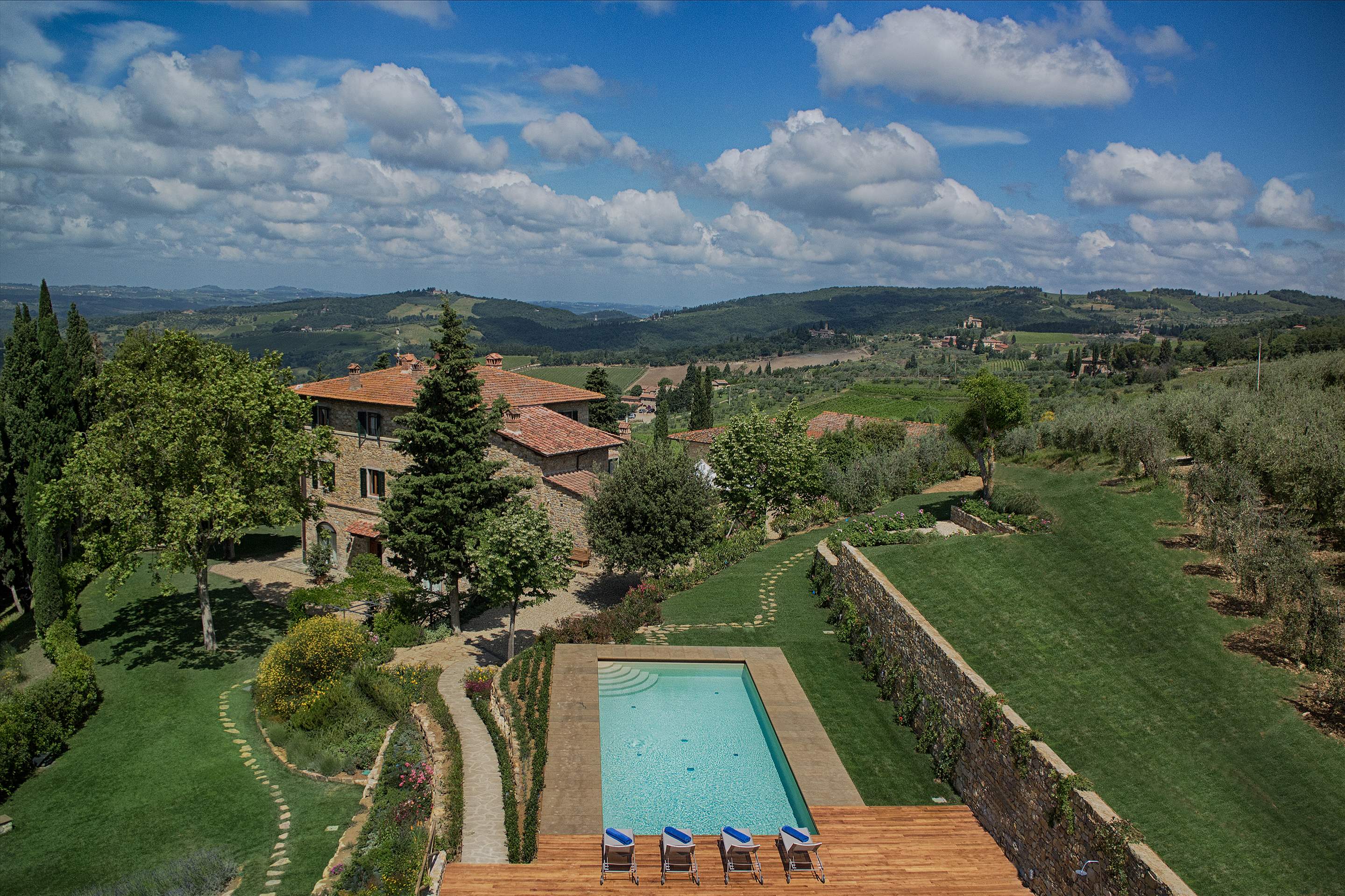 Villa La Valetta, 1 bed Apt Farfalla 2+2, 1 bedroom villa in Chianti & Countryside, Tuscany Photo #7