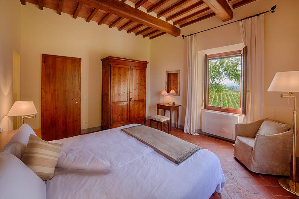 Villa La Valetta, Hotel Bedroom 2 persons - Suite A, 1 bedroom villa in Chianti & Countryside, Tuscany Photo #10