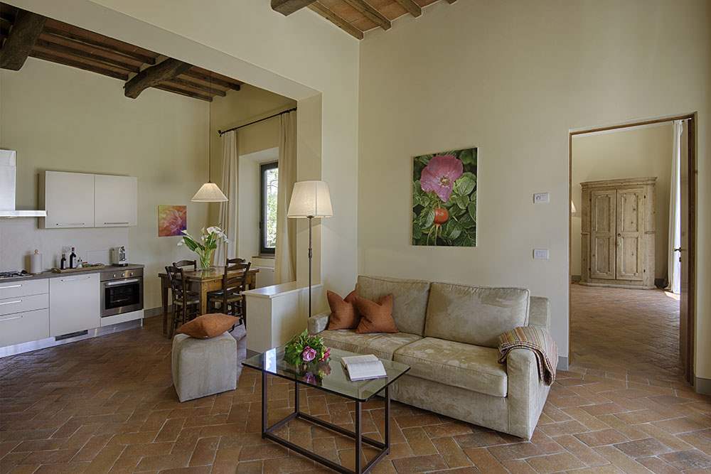 Villa La Valetta, Apt Rosa + 1 Bedroom, 2 bedroom villa in Chianti & Countryside, Tuscany Photo #4