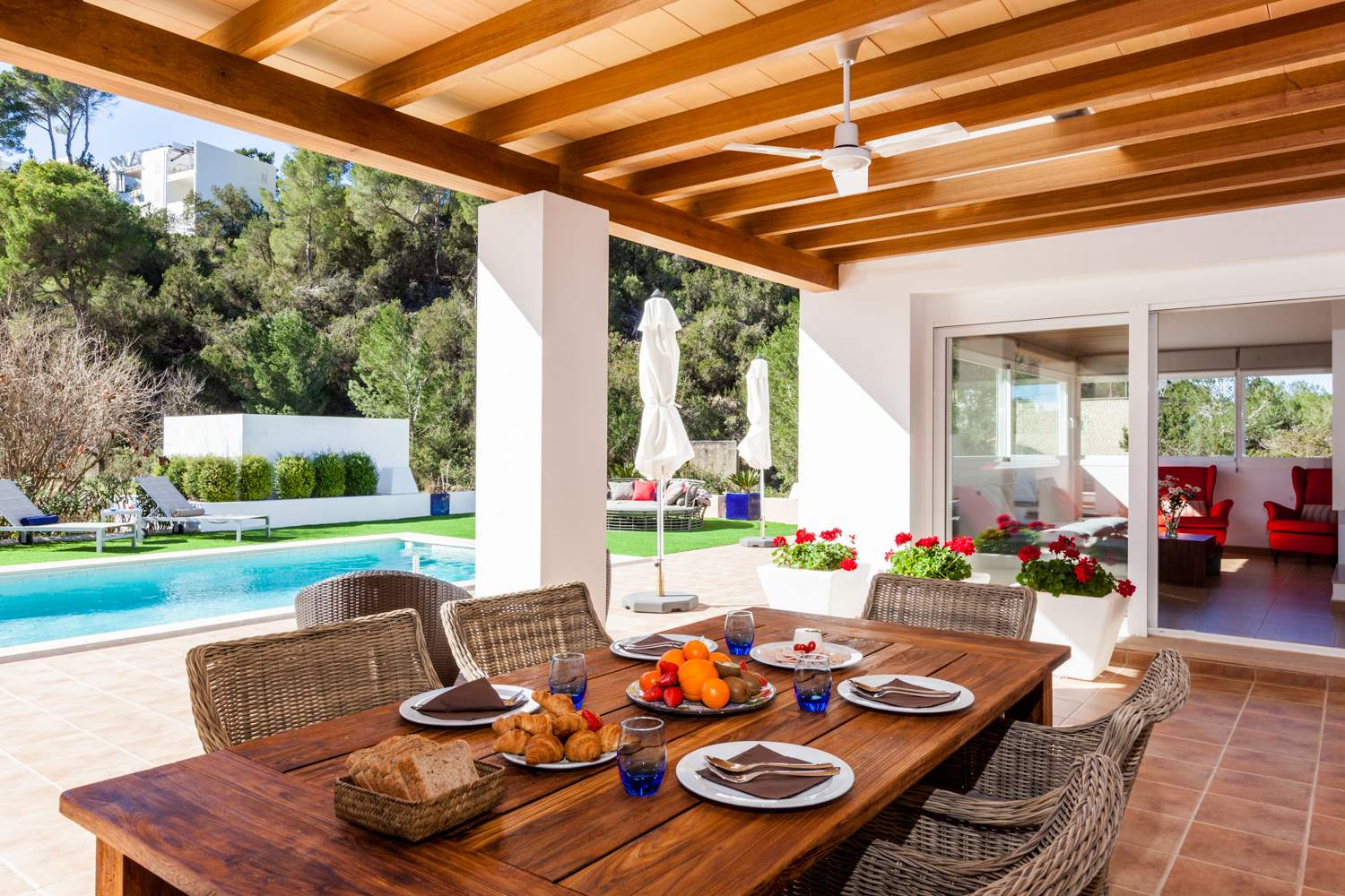 Can Parras, 3 bedroom villa in San Jose and South West Coast, Ibiza Photo #2